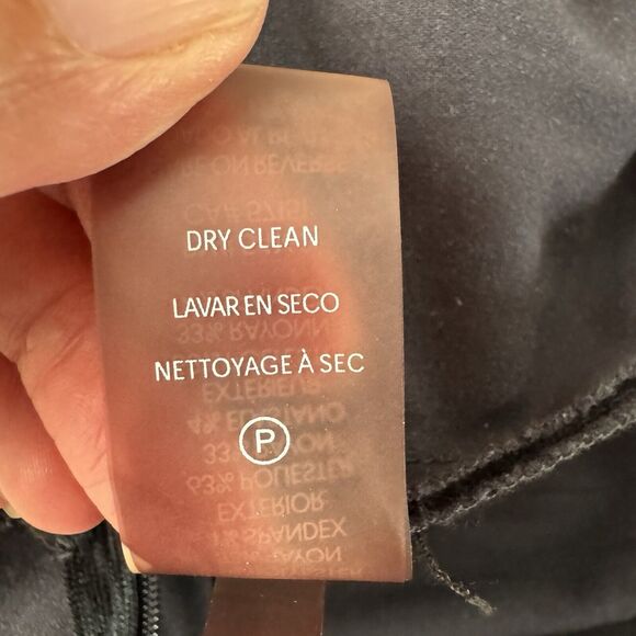 karl lagerfeld Women’s Wide Leg Jumpsuit Black With Stitching Size 12 - Picture 12 of 16